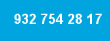 932 754 28 17 932 754 28 17